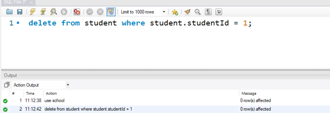 solution of foreign key constraint